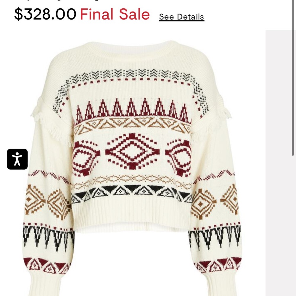 Intermix wool sweater